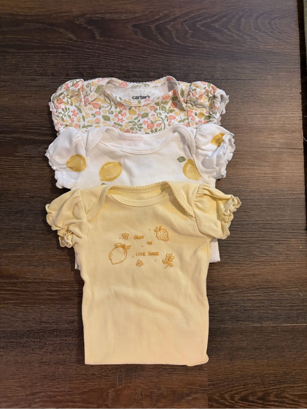 Carter's Baby Girls Short Sleeve Bodysuit Set